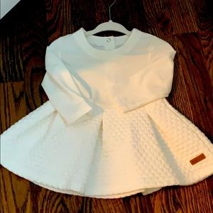 Long sleeve white dress